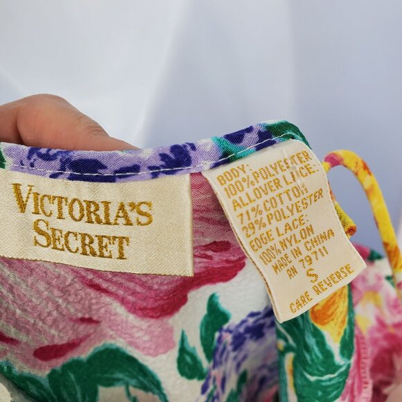 Vintage Victoria's Secret Gold Label Fairy Floral Coquette Soft Girl Lingerie S - Picture 3 of 6